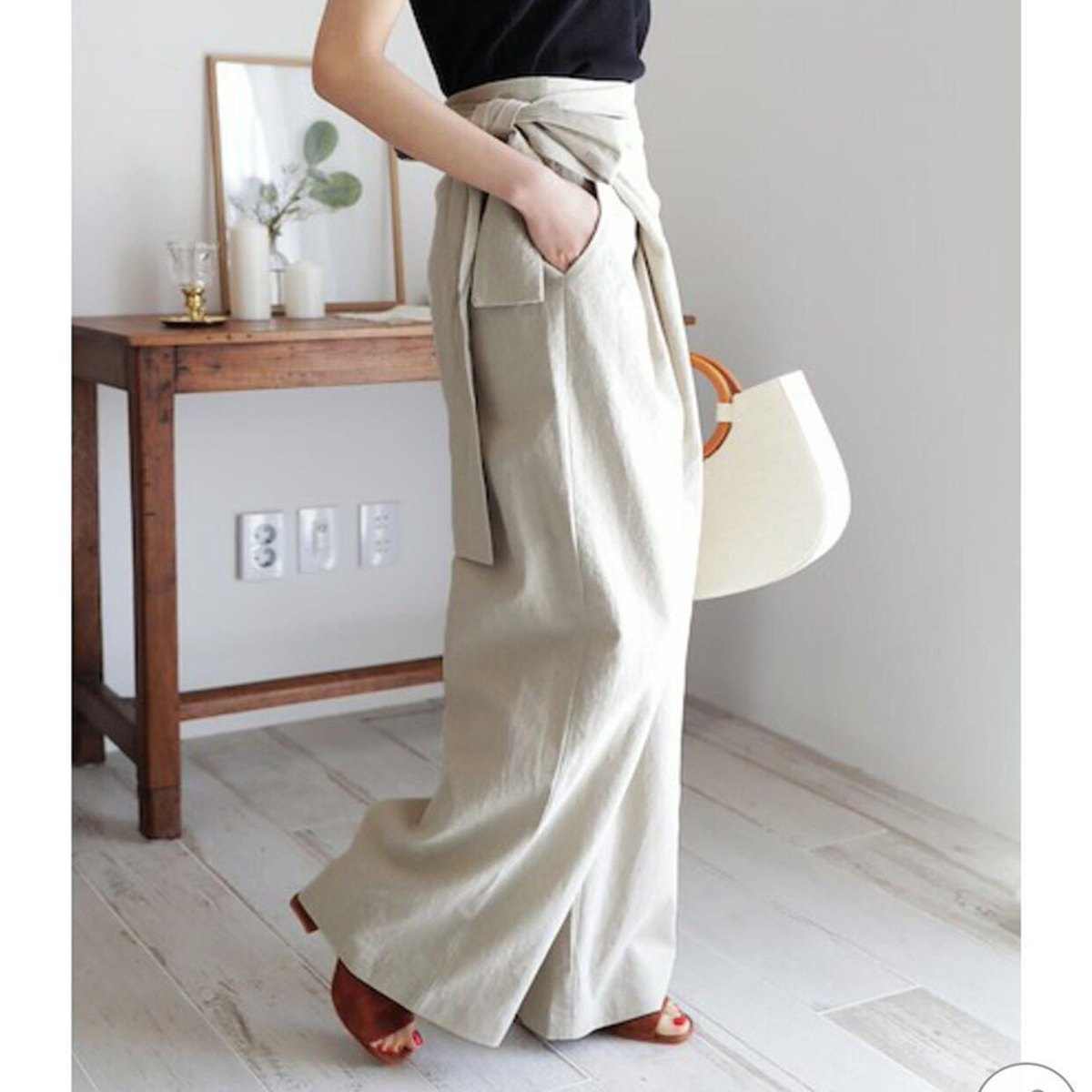 Women's Pure Color Lace Casual Trousers