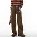 Women's Retro Brown Jeans