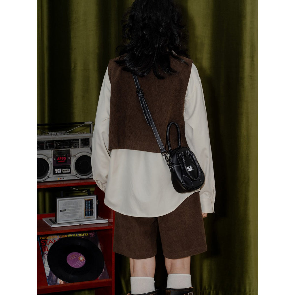 Women's Retro Corduroy Vest