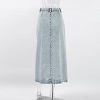 Women's Retro Design Denim Skirt
