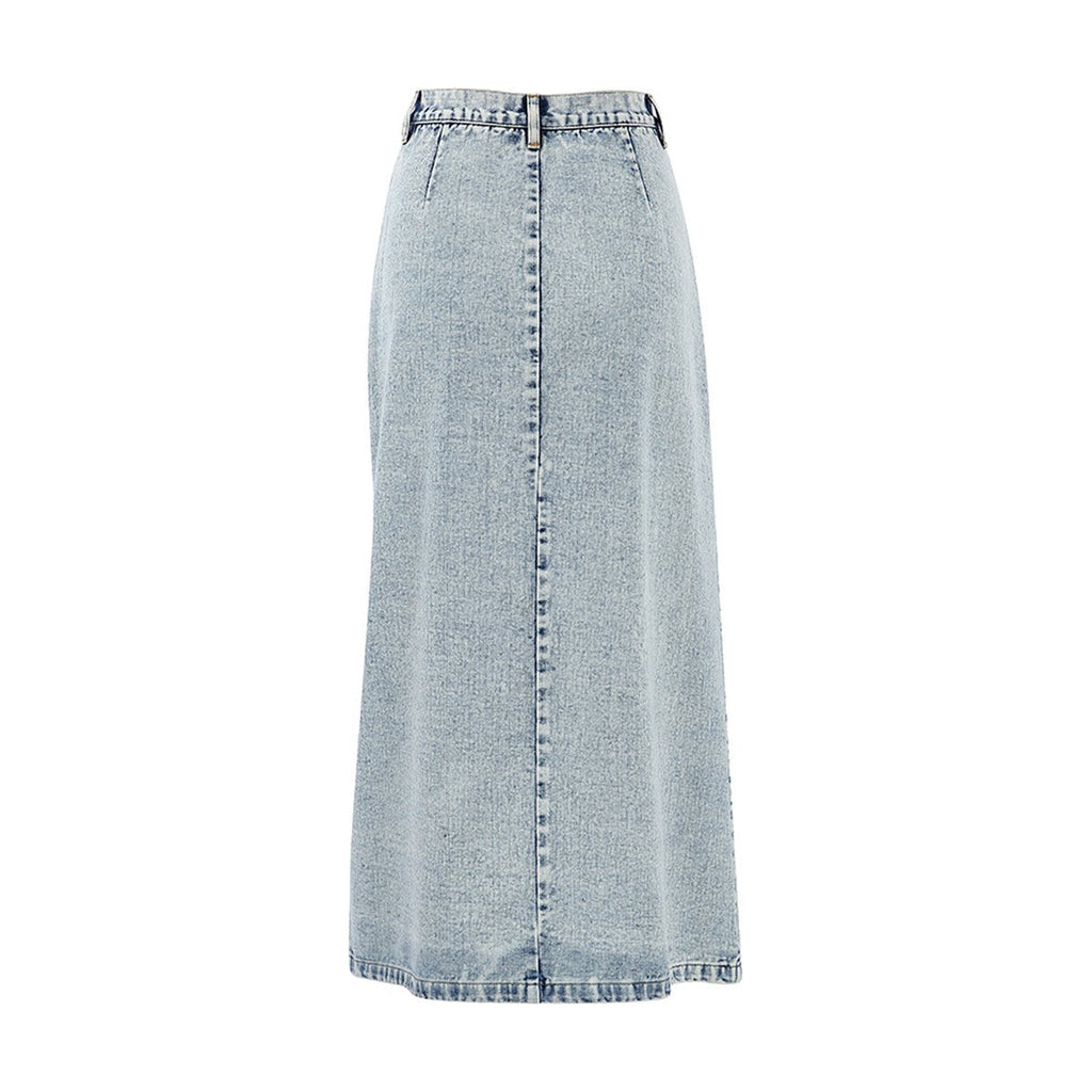 Women's Retro Design Denim Skirt