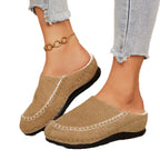 Women's Retro Forest- Thick-soled Closed-toe Mules
