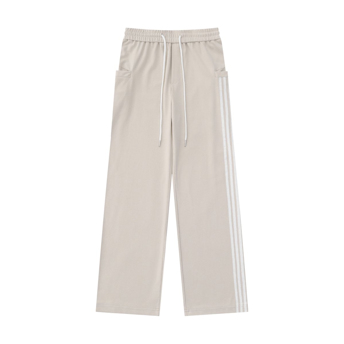 Women's Retro Micro-elastic Gray Sweatpants
