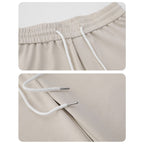 Women's Retro Micro-elastic Gray Sweatpants