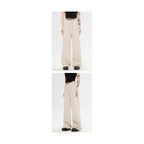 Women's Retro Micro-elastic Gray Sweatpants