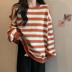 Women's Retro Printed Crew Neck Sweatshirt