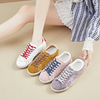 Women's Retro White Sneakers