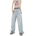 Women's Ripped Wide Jeans