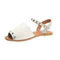 Women's Rivet Sandals Fish Mouth Shoes Flat Beach