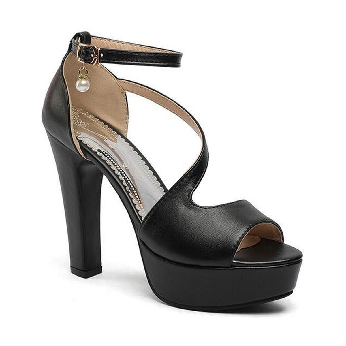 Women's Roman Shoes Thick Heels