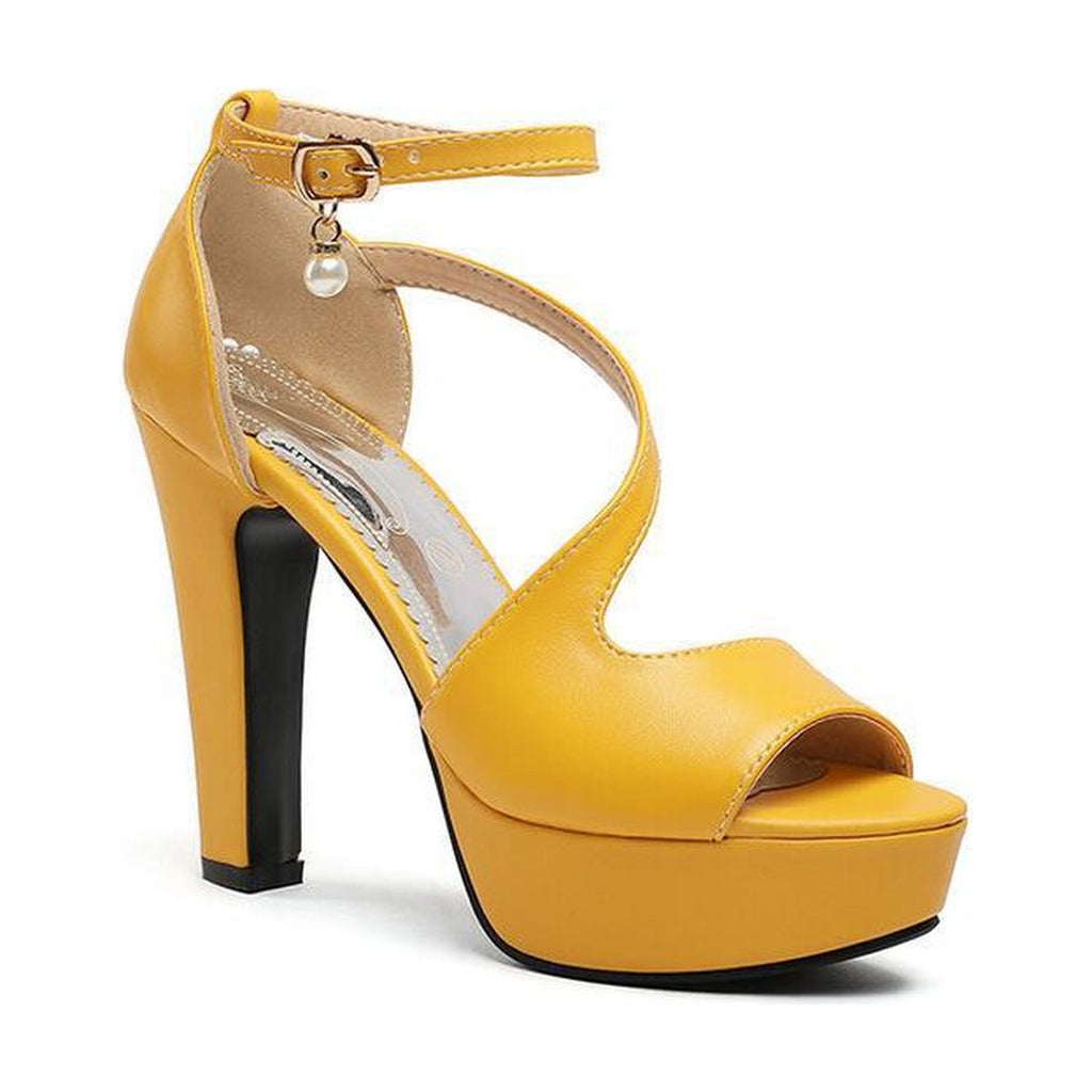 Women's Roman Shoes Thick Heels