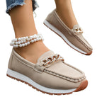 Women's Round-toe Platform Casual Large-size Loafers