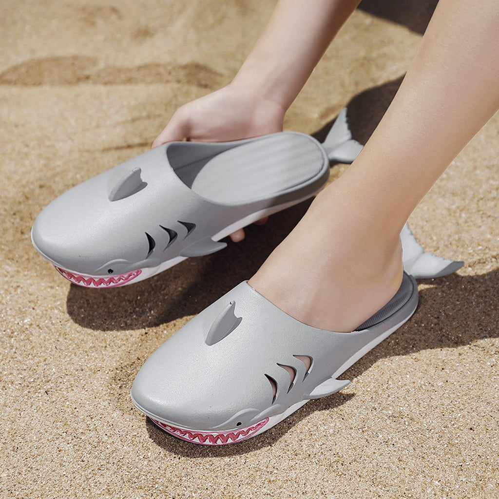 Women's Shark Slippers Beach Shoes Home Flat