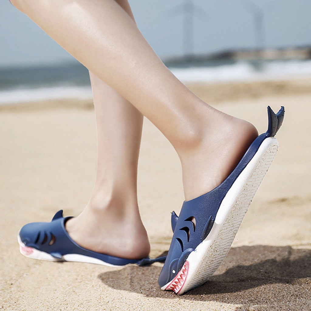 Women's Shark Slippers Beach Shoes Home Flat