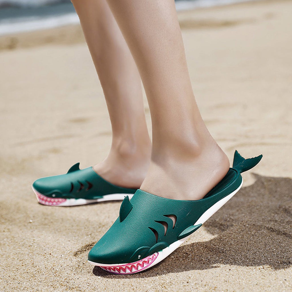 Women's Shark Slippers Beach Shoes Home Flat