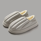 Women's Shell Shape Design Cotton Shoes Waterproof Thick-soled