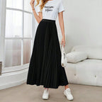 Women's Skirt Elegant Pleated Puffy Umbrella Polyester