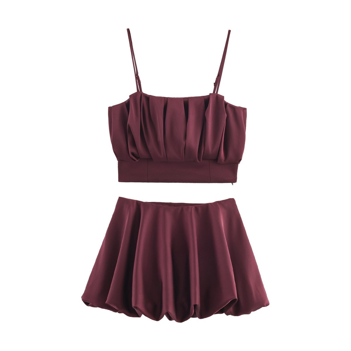 Women's Sleeveless Vest Skirt