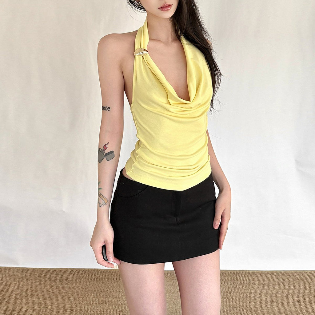Women's Slimming Halter Neck Tank Top