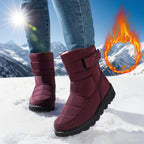 Women's Snow Boots Plus Size Velvet Warm Cotton