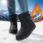 Women's Snow Boots Plus Size Velvet Warm Cotton