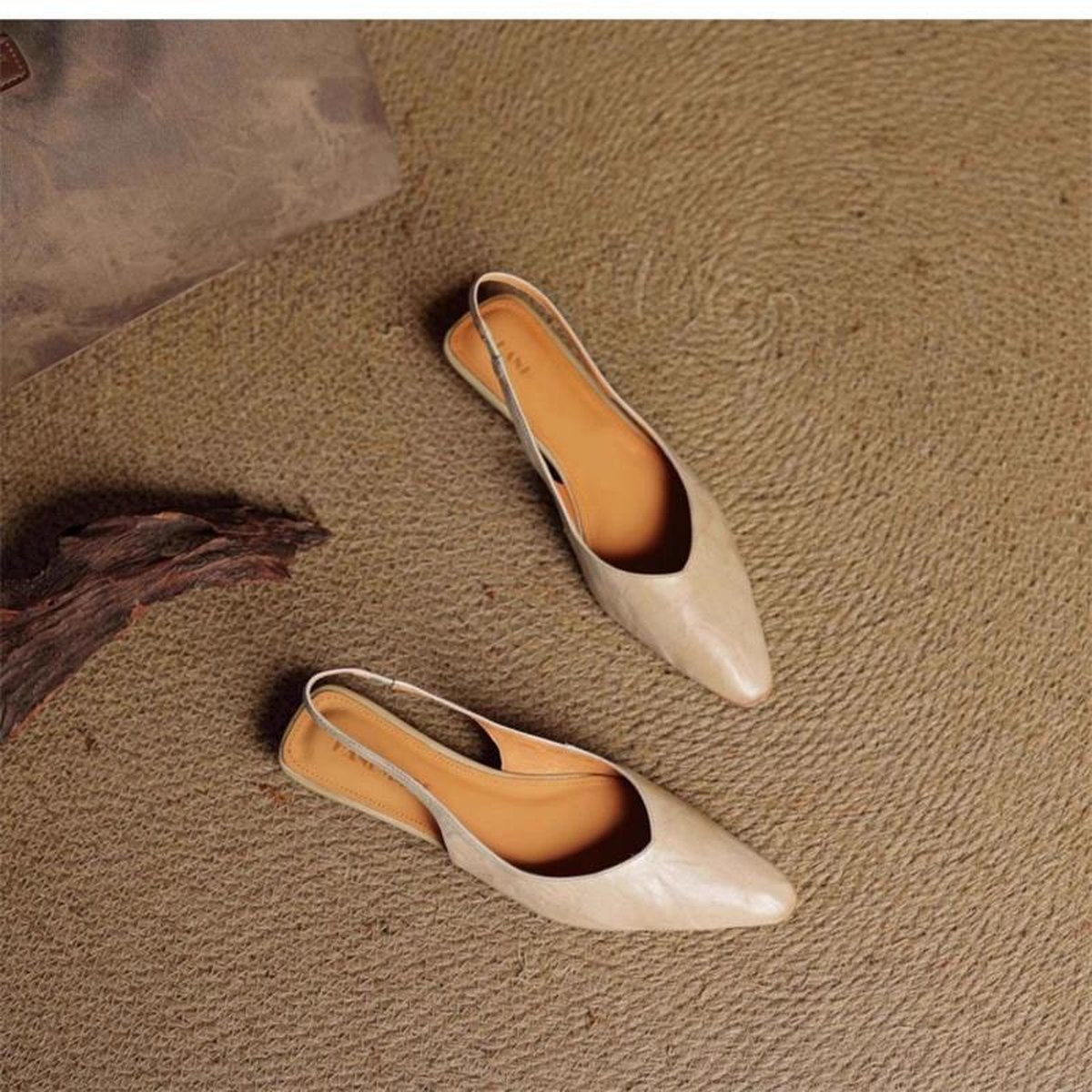 Women's Soft-leather Sandals Outdoor Mules Cutout Back