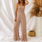 Women's Spaghetti Strap High Waist Jumpsuit