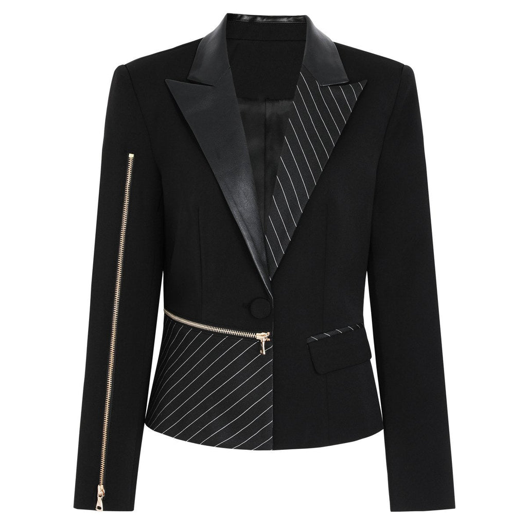 Women's Springautumn Patchwork Blazer
