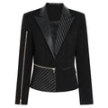 Women's Springautumn Patchwork Blazer