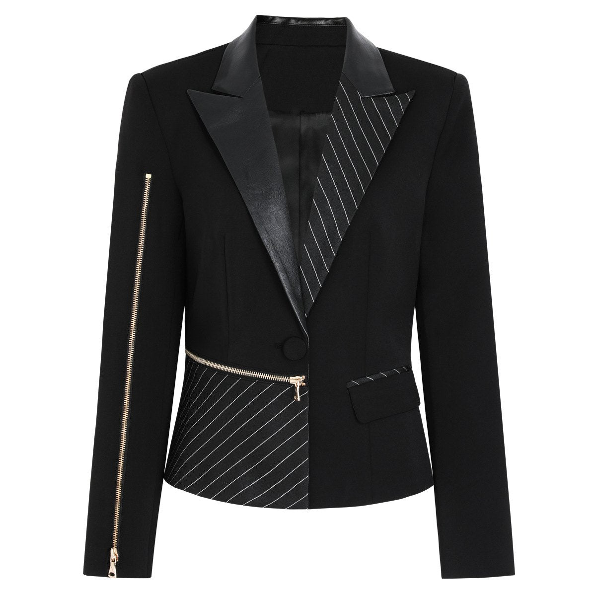Women's Springautumn Patchwork Blazer