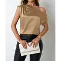 Women's Springsummer Satin Blouse