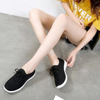 Women's Square Toe Thin Boots Elastic Mid-heel Martin