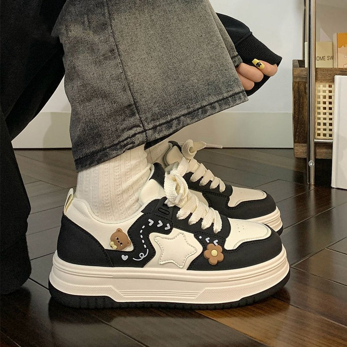 Women's Star-patterned Versatile Casual Sneakers