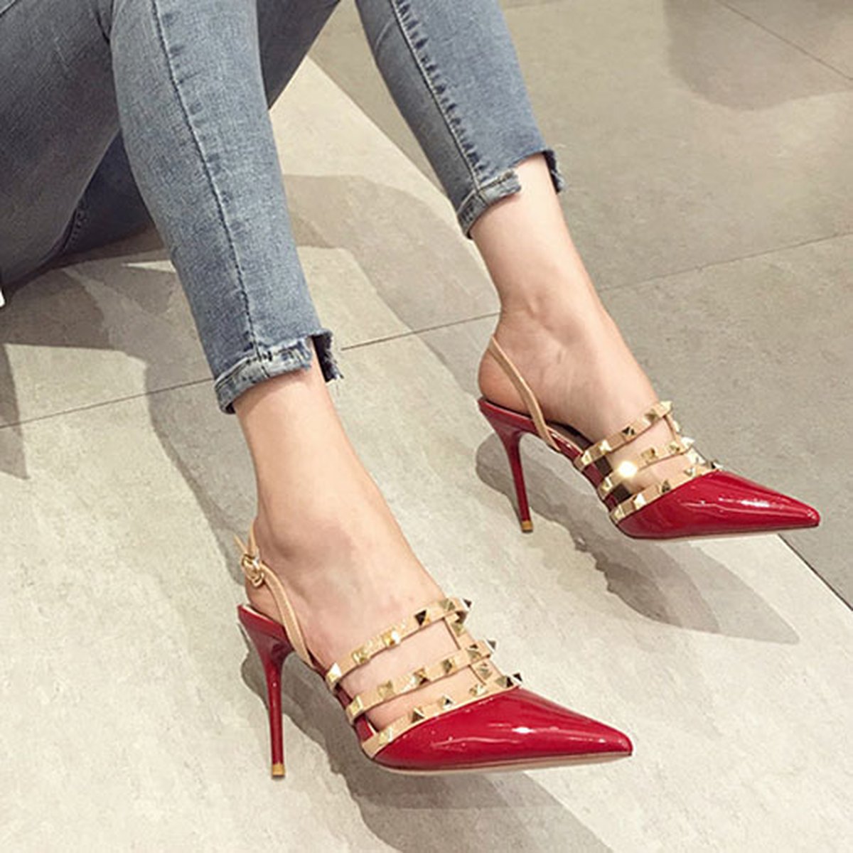 Women's Studded Sandals