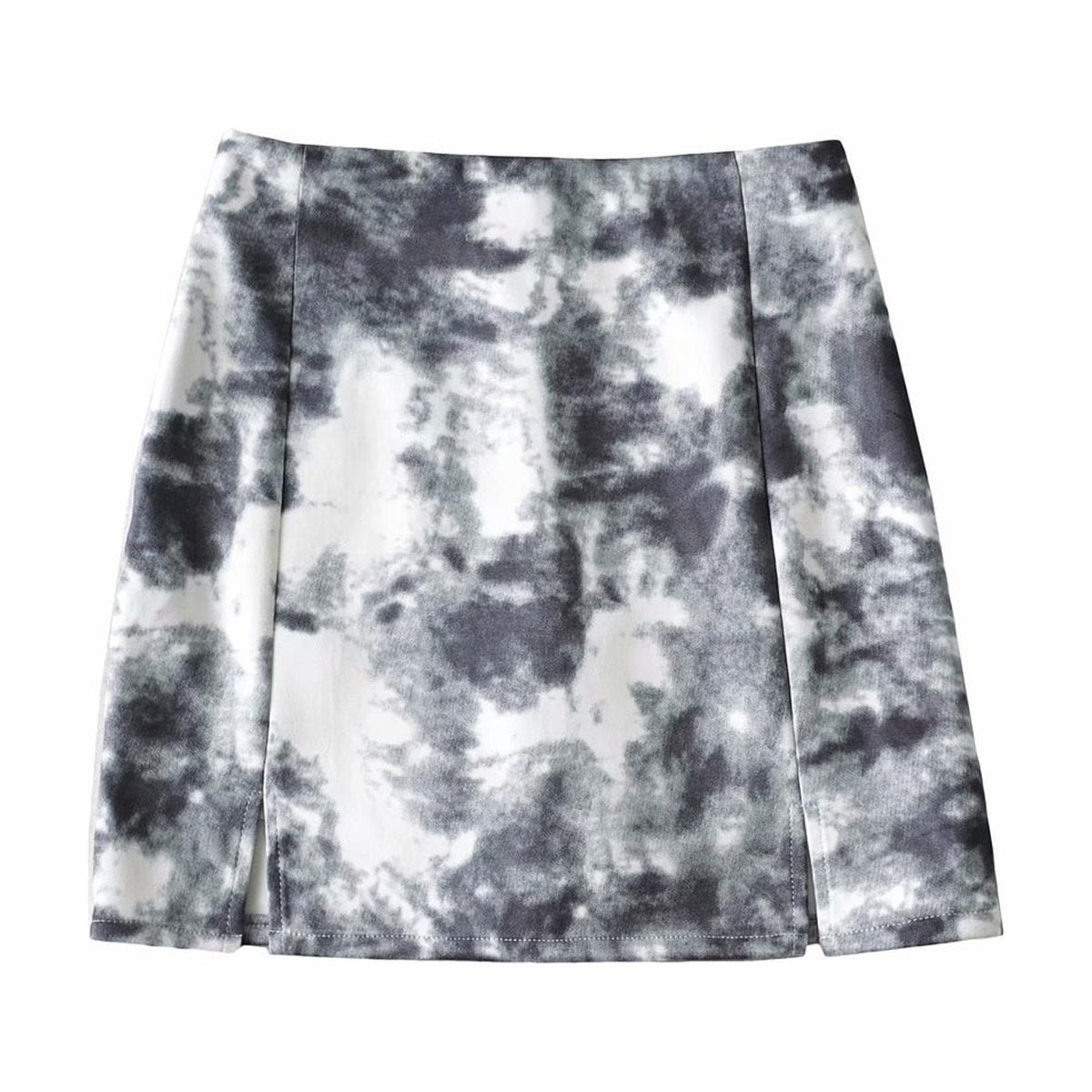 Women's Suede Tie-dye Skirt