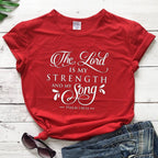 Women's T-shirt Retro Funny Jesus Faith Slogan Art