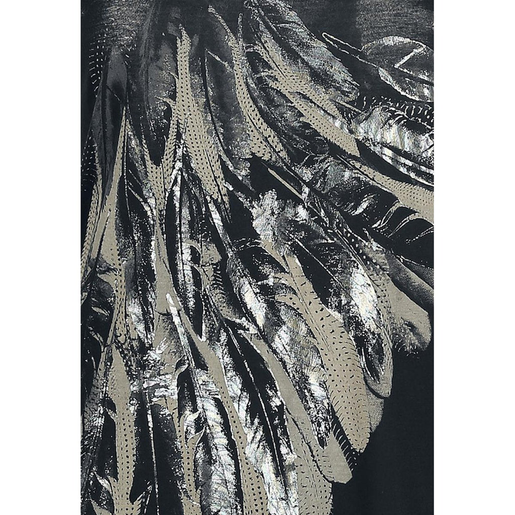 Women's Tank Top Feather Print Vest Shirts
