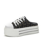 Women's Thick Bottom Height Increasing Canvas Shoes