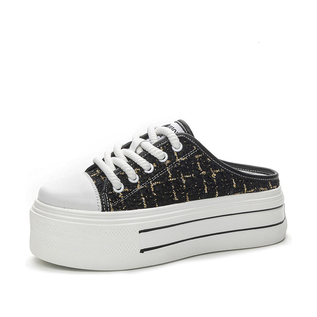 Women's Thick Bottom Height Increasing Canvas Shoes
