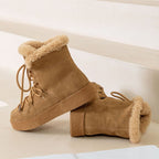Women's Thick Bottom Warm Keeping Round Head Ankle