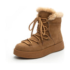 Women's Thick Bottom Warm Keeping Round Head Ankle