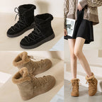 Women's Thick Bottom Warm Keeping Round Head Ankle