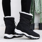Women's Thick Plush Plus Velvet Warm Snow Boots