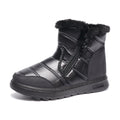 Women's Thick Plush Snow Boots Side Zipper High