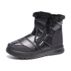 Women's Thick Plush Snow Boots Side Zipper High