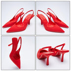 Women's Thin Heel Pumps Wedding Party Shoes