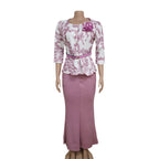 Women's Two Piece Set Dashiki Long Maxi Dress