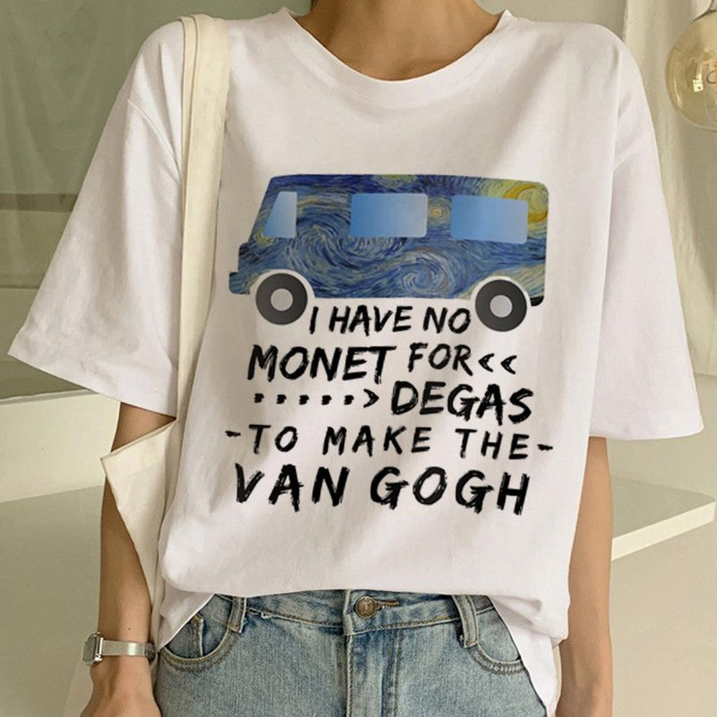 Women's Van Gogh T Shirt Art Painting