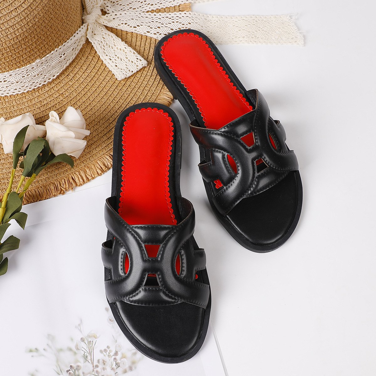 Women's Versatile Flat Strap Sandals