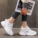 Women's Versatile Platform Chunky Sole Sneakers